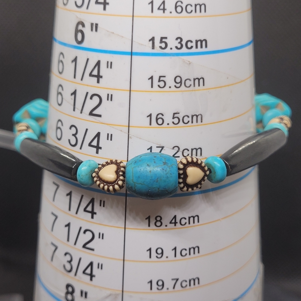 Turquoise and Black